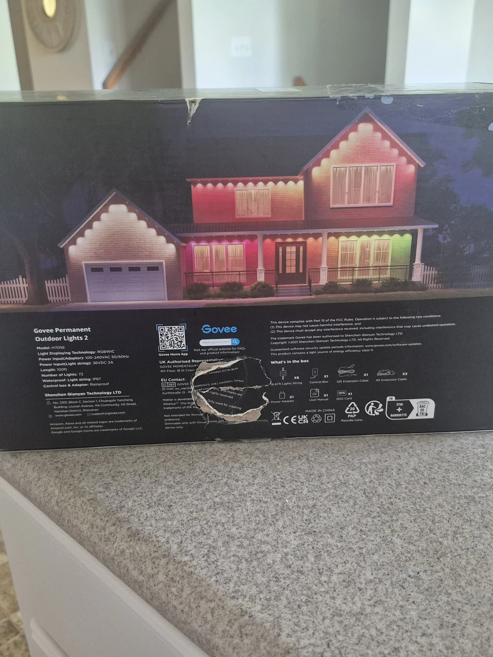 Govee Permanent Outdoor Lights 2 - Clips Included